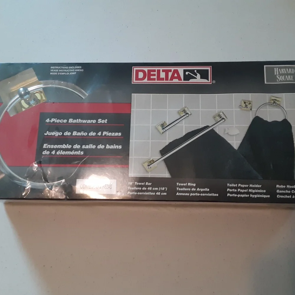 Delta 4-Piece Bathware Set No. 76529CB